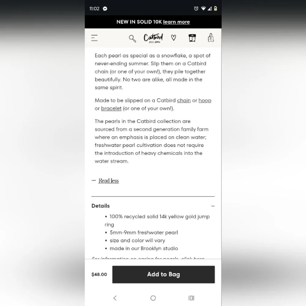 New Catbird Mermaid's Treasure Charm - Picture 3 of 6